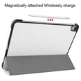 thumbnail image 5 of Dteck Smart Case for Apple iPad 10.9" Air 4th Gen (2020 Released),Slim Hard Back Shell Luxury Leather Automatic wake/sleep Kickstand Folio Protective Cover,White, 5 of 8