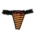 thumbnail image 4 of eczipvz Women's Sexy Lace Thongs V Cheeky Women Panties Underwear Panties(Orange,A), 4 of 4