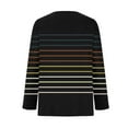 thumbnail image 4 of GuangCheng Womens Striped Tops Loose Fit Sleeveless Crew Neck Summer Casual Blouses, 4 of 5