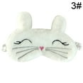 thumbnail image 2 of Animal Sleep Mask Breathable Rabbit Eye Mask Dog Sleeping Mask Plush Blindfold, 2 of 10
