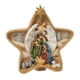 thumbnail image 1 of Ounissouiy Estatua elegante de Belén para decoración navideña elegante, conjuntos de Belén navideño exquisitos Decoración del hogar Estrella de cinco ángulos, 1 of 6