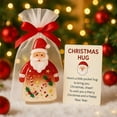 thumbnail image 2 of Little Pocket Christmas Hug, Christmas Pocket Hug Gifts with Encouragement Cards, Cute Santa Claus Mini Charm Ornaments, Emotional Support Keepsake for Friends Family and Kids, 2 of 5