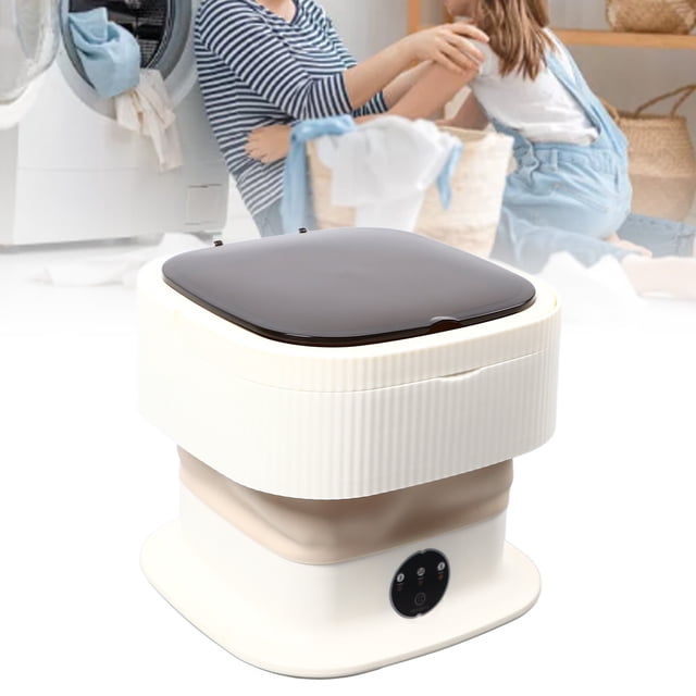 Portable Washing Machine, 10L High Capacity Mini Foldable Washer with 3 Modes Deep Cleaning for Underwear, Baby Clothes, or Small Items, Foldable Washing Machine for Apartments, RV
