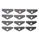 thumbnail image 3 of Mini pestañas de tapa de válvula de motor, 12 piezas Mini pestañas esparcidoras de tapa de válvula Piezas de tapa de válvula de motor Diseño aerodinámico, 3 of 9