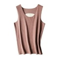 thumbnail image 4 of Men Thermal Underwear Tops Fleece Lined O Neck Tank Tops, 4 of 5