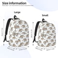 thumbnail image 4 of Rocae Indian Elephant for Durable Canvas Backpack Leisure Large Bag Travel Rucksack Multi-function Backpack Medium, 4 of 8
