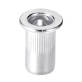 thumbnail image 4 of Unique Bargains 10-24 Écrous Rivets en Alliage d'Aluminium Tête Plate Filetée Écrou Argent 25 Pcs, 4 of 6