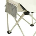 thumbnail image 3 of Folding Camping Chair, Folded Comfortable Moon Chair ,Backpacking Picnics Home Furniture Hiking Seat for Parties Travel Garden Holidays Patio White, 3 of 9