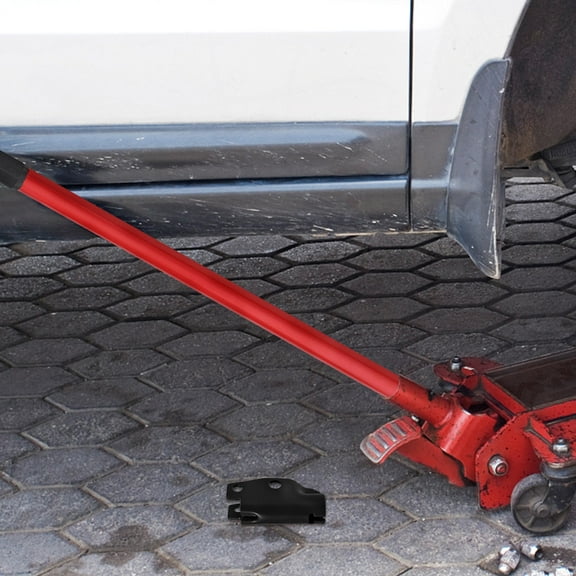 WASHWEPE 1Set Iron Hydraulic Horizontal Jack Lift Handle for Various Lifting Tasks 3.15X1.57X1.18in
