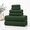 01_olive Green-Bath Sheets Set-6PCS, variant on 07_white Bath Sheets Set-6PCS 40x80 Inch Oversized Luxury Microfiber Towel Set