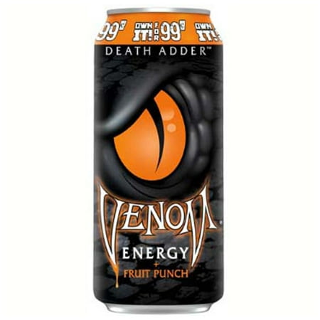 venom energy drink pack cents fruit adder oz death cans punch pp walmart