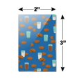 thumbnail image 3 of Chocolate Chip Cookies and Milk Pattern Rectangle Acrylic Fridge Refrigerator Magnet, 3 of 4