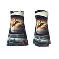 thumbnail image 7 of Honeii Astronaut Cat Print Women's Sleeveless Dress, Loose Fit Casual Dress for Women, Summer Fashion Dress, 7 of 7