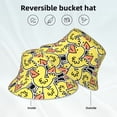 thumbnail image 5 of Daiia Ducks Pattern Bucket Hat - Trendy Cotton Sun Hat for Beach, Golf, Fishing - Fun Outdoor Vacation Boonie for Men and Women, 5 of 9
