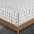 thumbnail image 4 of GFDYREE Lane Linen Full Size Sheet Set - 100% Cotton Bed Sheets, 450 Thread Count Soft Satin Sheets, Breathable Bedding Sheets & Pillowcases, 4PC Full Bed Sheets Set, Deep Pocket Sheets, Win, 4 of 7