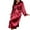 Red, variant on PMVFHDE Womens Plus Size Fashion Faux Silk Nightgown Casual Nightgown And Bathrobe Plus Size Nightgowns For Women Black,XXXXXL
