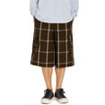 thumbnail image 5 of Shaka Wear Men's Relaxed Fit Plaid Cargo Shorts S~5XL, 5 of 13