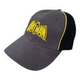 thumbnail image 2 of DC Comics Batman Embroidered Youth Hat  - Grey / Black Batman Hat, 2 of 5