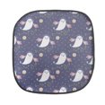 thumbnail image 1 of Birds Chair Seating Cushion, Funny Shapes with Swirls and Curls Leafy Floral Vintage, Soft Seat Pads for Office with Anti-slip Backing, 16"x16", Indigo Pink, by Ambesonne, 1 of 6
