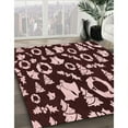 thumbnail image 3 of Ahgly Company Machine Washable Indoor Rectangle Transitional Chocolate Brown Area Rugs, 2' x 5', 3 of 7