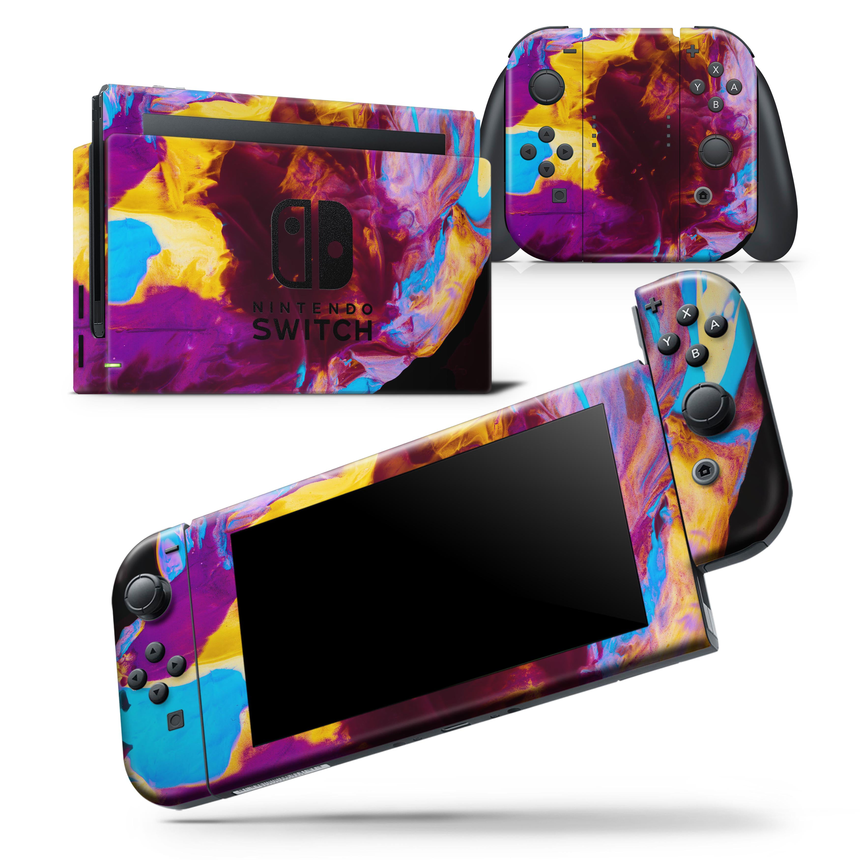 Liquid Abstract Paint V45 - Skin Wrap Decal Compatible with the ...