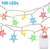 TORCHSTAR 33ft 100 LEDs Star String Light Kit, Multi-Color
