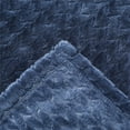 thumbnail image 5 of Better Homes & Gardens Velvet Plush Throw Blanket, Indigo Blue , Oversized Throw, 5 of 6