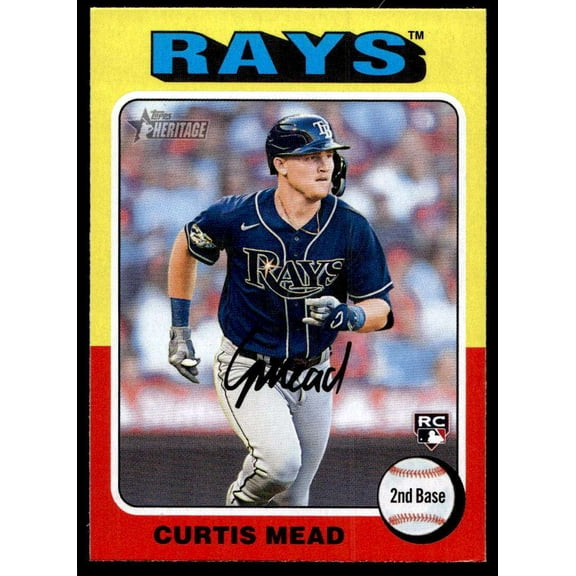 MLB 2024 Topps Heritage    Curtis Mead #176 (Rookie)