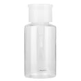 thumbnail image 1 of Botella de loción vacía tipo prensa transparente de 200ml, botella de almacenamiento de cosméticos de tóner portátil para viajes, 1 of 13