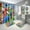 01, variant on Lheaggik Cartoon Game Brother 4 Pcs Bathroom Sets with Shower Curtain and Rugs, Waterproof Polyester Shower Curtain Sets with Hooks
