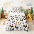 thumbnail image 2 of Erosebridal Chicken Twin Sheets for Boys Girls, Little Chicks Bedding, 3pcs 1 Flat Sheet 1 Fitted Sheet and 1 Pillowcase, 2 of 6