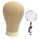 thumbnail image 5 of Cabeza de maniquí portátil, soporte para pelucas, gorras y gafas. 21 pulgadas, 5 of 9