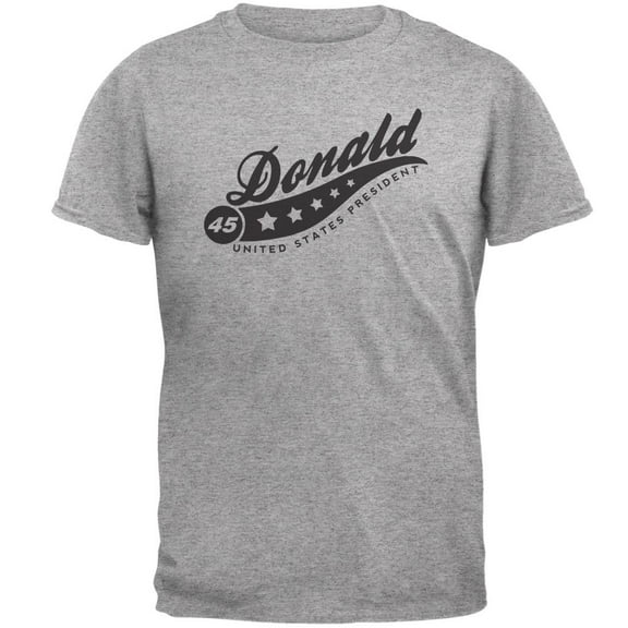 Donald Trump Presidential Inauguration Swoosh 2020 Mens T Shirt Heather LG