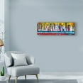 thumbnail image 3 of Trademark Fine Art 'Abstract Skyline' Canvas Art by Erin Ashley, 3 of 4