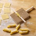 thumbnail image 4 of Pequeño tablero de pasta de madera Nonk Manden Mango Mastro Mantequilla Paddle Encimbalaje portátil Herramientas Cocina Chef DIY Italiano Comida Inevent HA010840-00, 4 of 7