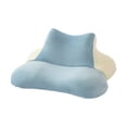 thumbnail image 1 of DOLITY Back Support Pillow Headrest for Sleeping Reading Office Desk Napping Pillow Blue, 1 of 9