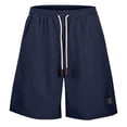 thumbnail image 3 of PIMSSY Men Casual Shorts Comfortable Breathable Lightweight Summer Outdoor Athletic Relaxed Fit Stretch Elastic Waistband Soft Fabric Solid Color Male Cozy Bottoms, 3 of 9