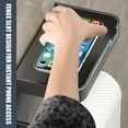 thumbnail image 7 of NEW Bathroom Wall Mounted Toilet Roll Paper Holder Storage Phone Tray with θж в}, 7 of 7