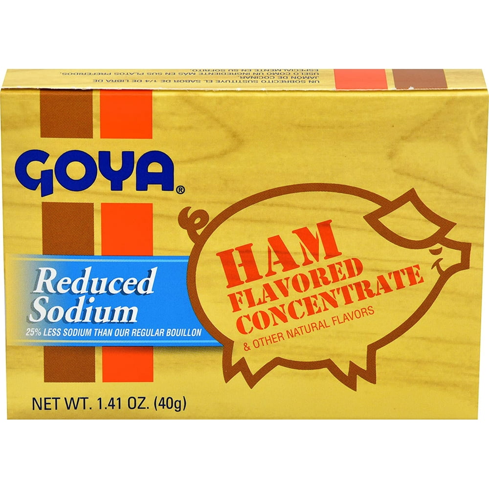 Goya Foods Ham Flavored Concentrate Reduced Sodium, 1.41 Ounce (Pack of