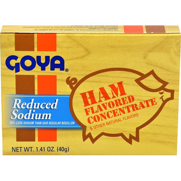 Goya Foods Ham Flavored Concentrate Reduced Sodium, 1.41 Ounce (Pack of
