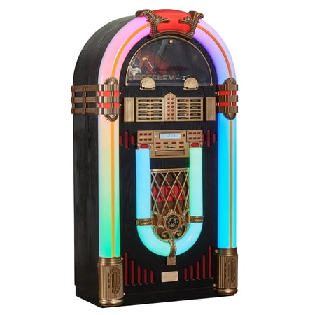 Arkrocket Saturn V Elvis Presley Bluetooth Vinyl Record, CD Player, Vintage Radio, Retro Turntable Jukebox, Full Size