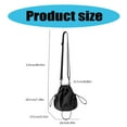 thumbnail image 5 of ROZYARD Casual Nylon Bucket Bag With Drawstring Pleats Shoulder Pack Adjustable Strap Satchel Crossbody Purse For Women, 5 of 21