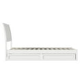 thumbnail image 2 of Roslyn Twin XL Platform Bed with Panel Footboard & 2 Storage Drawers in White, 2 of 5