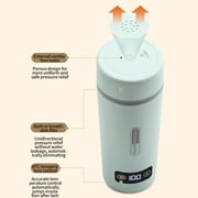 BCZHQQ Travel Electric Kettle,Beyoung 350ml Portable Tea Coffee Kettle with 4 Temperature Control and LCD Display,Personal Mini Water Boiler Auto Shut-Off & Boil Dry Protection,Summer Clearance