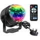 thumbnail image 1 of Disco Light, SEBRUANC Mini Disco Ball LED Party Light Music Control Disco DJ 360 Rotating Ball Light RGB Stage Light with Remote Control, 1 of 5