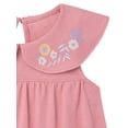 thumbnail image 6 of Modern Moments by Gerber Toddler Girl Peter Pan Collar Outfit Set, 2-Piece, Sizes 12 Months - 5T, 6 of 14