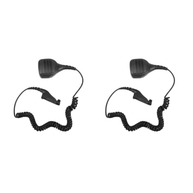 tamizeot Handfree Mic Microphone Speaker Walkie Talkie Spring Two Way Radio 2Set