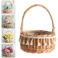 thumbnail image 2 of Panier de Rangement pour Filles Fleurs Pétales Panier en Rotin pour Mariage, 2 of 6