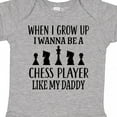 thumbnail image 4 of Inktastic Future Chess Player Like Daddy Boys or Girls Baby Bodysuit, 4 of 5