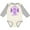 Natural and Heather, variant on Inktastic Chiari Malformation Keep Calm Fight on Boys or Girls Long Sleeve Baby Bodysuit